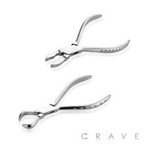 STAINLESS STEEL LARGE, SMALL RING CLOSING PLIER